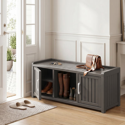 47" 2-Door Shoe Storage Cabinet