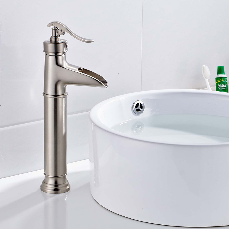 Single-handle Bathroom Faucet, Brushed Nickel