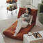 Canapé-lit réglable au sol convertible - Chaise longue pliante multifonctionnelle pour le salon et la chambre à coucher-1243971075