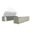 Abri pour contenant d'expédition 20 'X 40', 15 oz Pvc