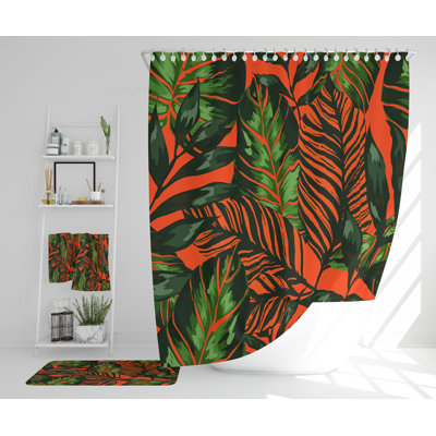 Neaveh Polyester Shower Curtain Set