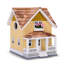 Maison d’oiseaux en bois avec perchoir 8,5 po x 9,5 po x 8 po Keeler