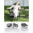 Grey Reclining Adirondack - Adjustable with Ottoman & Cup Holder