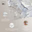 «Glacier Canvas Elegant», art mural blanc doré par Art Remedy-104343570-104343594