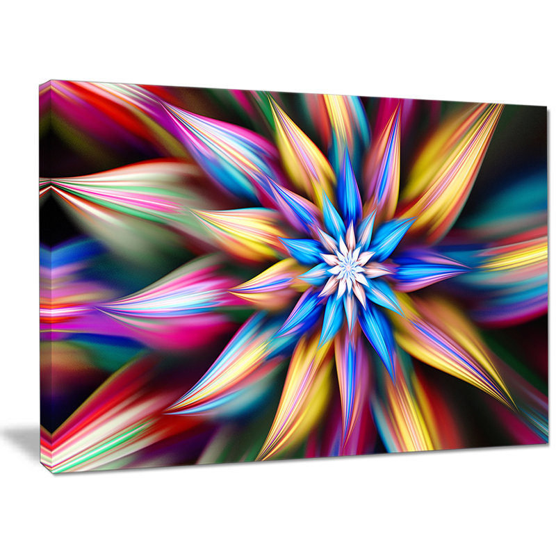 «Exotic Multi-Color Flower Petals», impression sur toile tendue, H 30 po x l 40 po x P 1 po