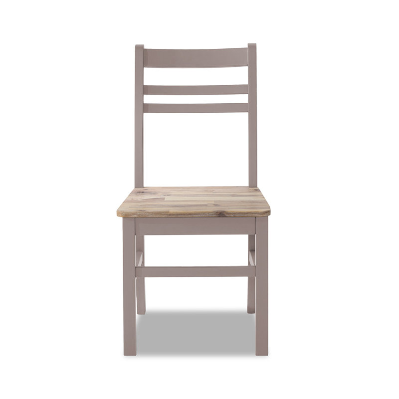 Bayou 48cm H Solid Wood Ladder Back Side Chair, Truffle