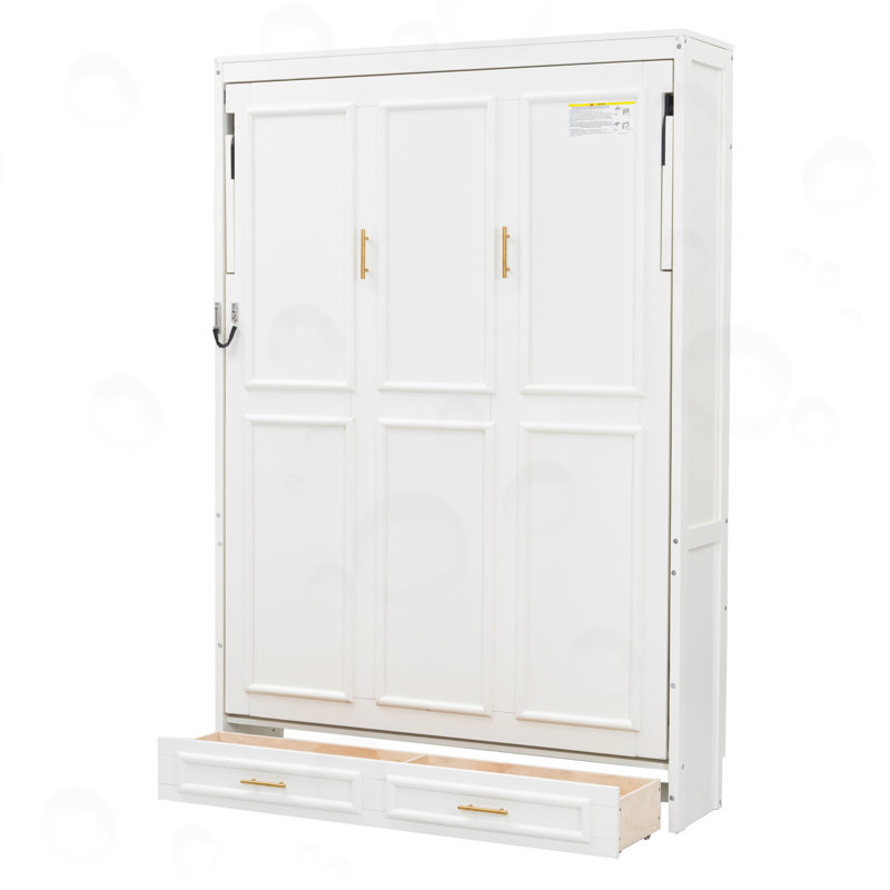 Full Size Murphy Bed with 2 Drawers