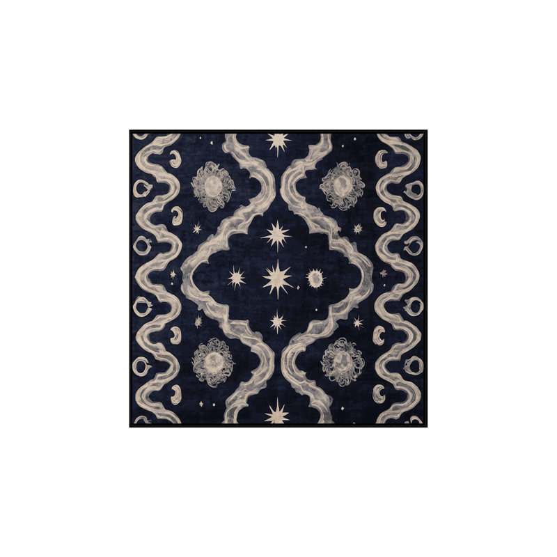 Tapis gris soyeux et moelleux, Carré 3 pi