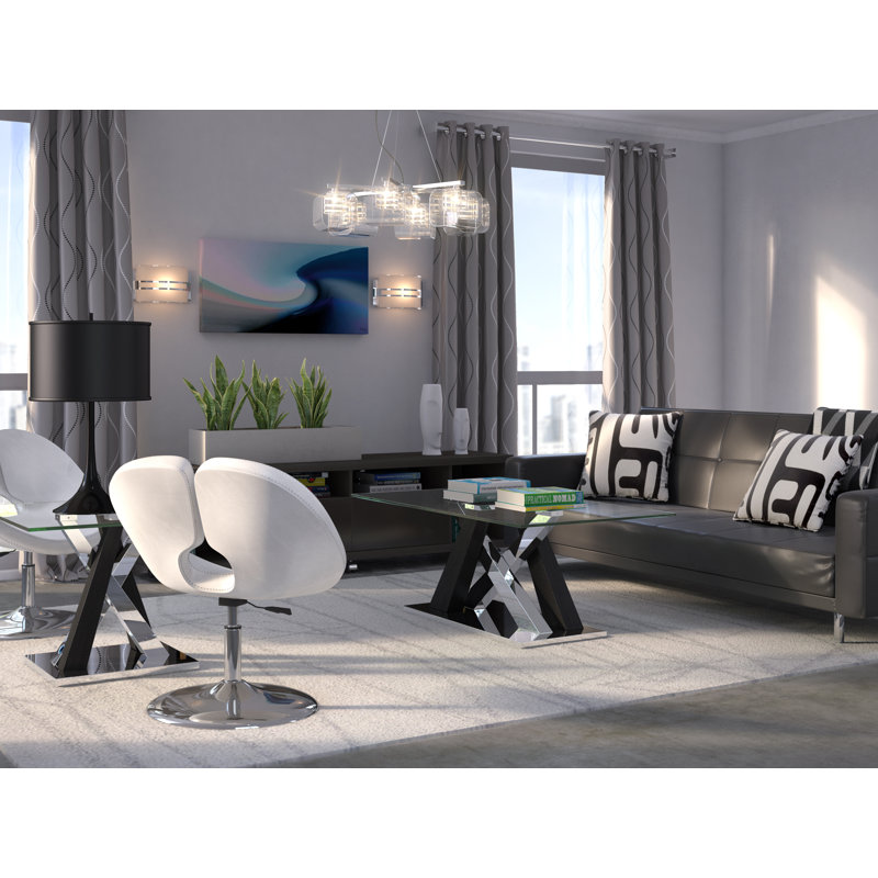 Modern Black and Beige Abstract Outdoor Pillow Set