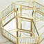 Rotating Glass Makeup Organizer Premium Glass W/ Brass Edges