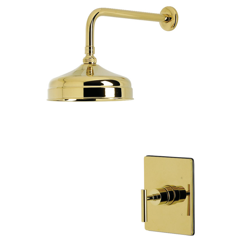 Kingston Brass Manhattan Single-Handle Pressure Balanced Shower Faucet, Polished Brass