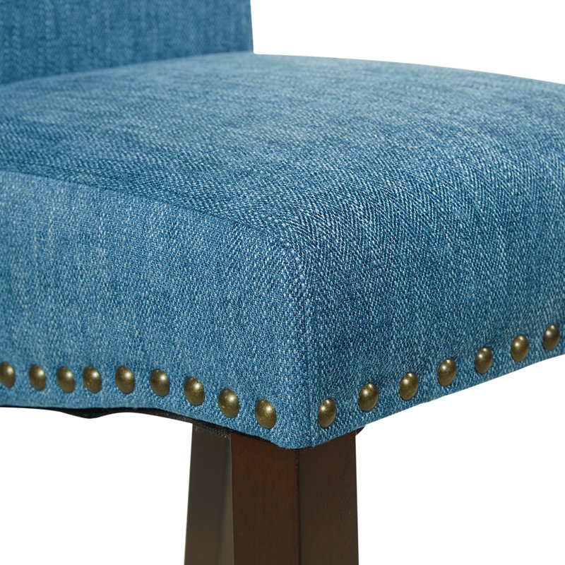 Ramarni 20.25'' H Upholstered Parsons Chair, Navy