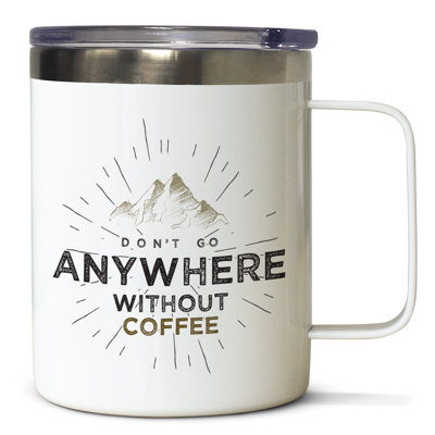 Anywhere Stainless Steel Mug w/Lid 12 oz.