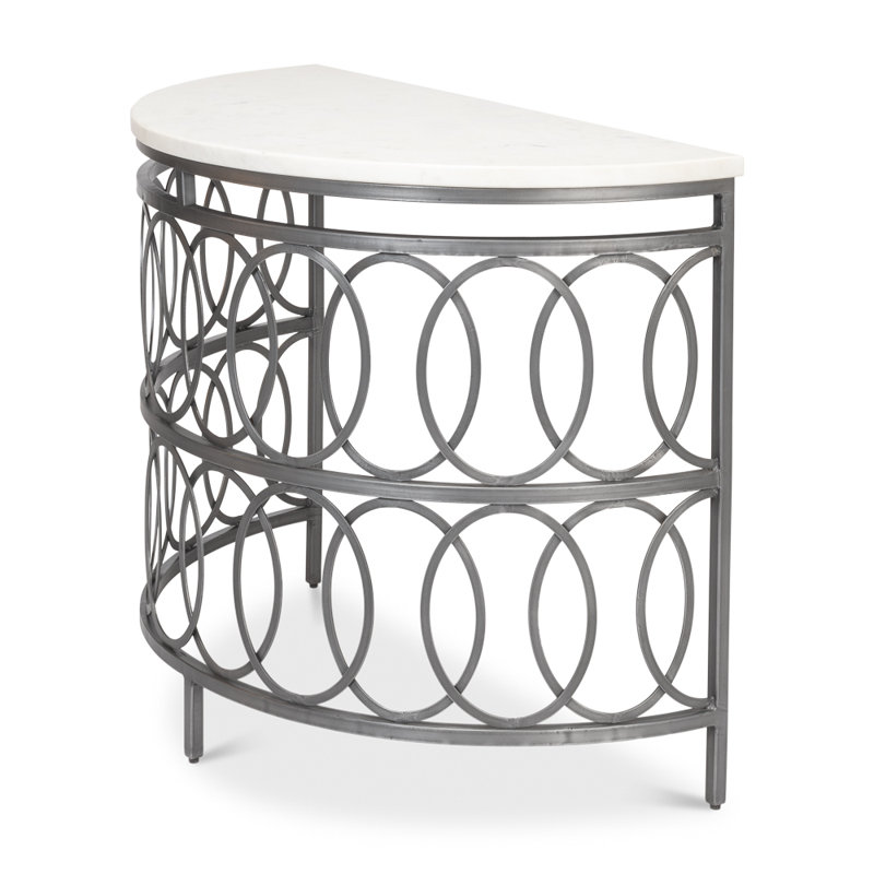 Olympia 41'' W Marble Console Table