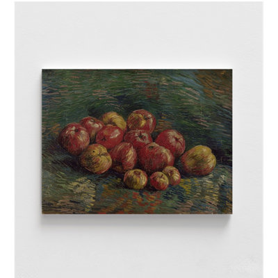 Apples By Vincent Van Gogh, Red Apple Art Print, Fruit Wall Decor, Food Art Print, Van Gogh Famous Print, Van Gogh Fruit Oil Painting Print