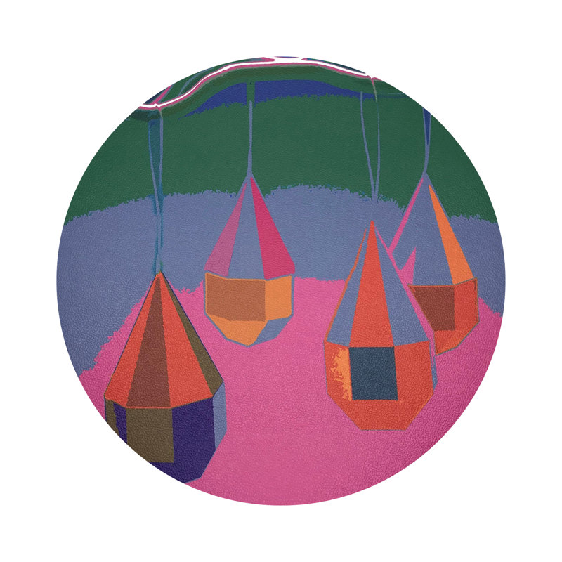 Napperon Ornaments, Rose néon
