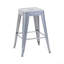 Tabouret à hauteur de comptoir 24 po, tabourets de bar en métal sans dossier, ensemble de 4, non empilable, amovible et facile à assembler-1960640387-1960640389