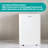 Hisense 35 Pint Compact Dehumidifier with Slide-Out Bucket 3000 Sq. Ft.-125151155
