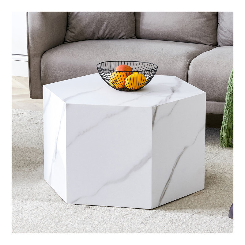 Table basse moderne en panneau de fibres à densité moyenne, avec des motifs texturés complexes, une table basse de style et de texture pour redéfinir votre décoration intérieure et améliorer votre espace de vie, un design élégant et durable