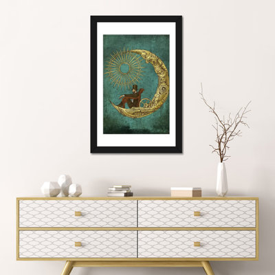 « moon travel », impression sur toile