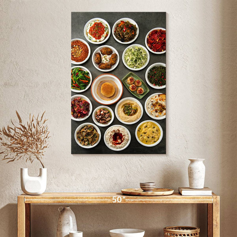 Yarlin Turkish Meze Spread, 39" H x 26" W