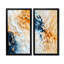 Lumineux prisme abstrait naturel biogénique I - Botanicals, art mural moderne abstrait 2 pièces-1402122648-1402122629