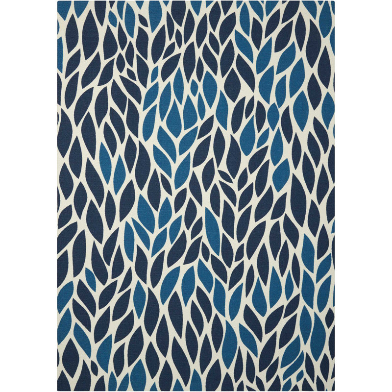 Xeno Abstract Indoor / Outdoor Rug, Rectangle 4'4" x 6'3"