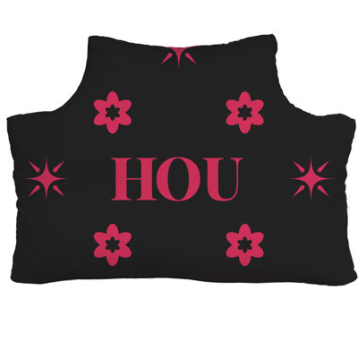 Tête de lit simple Houston Basketball 39,5 po x 29,5 po