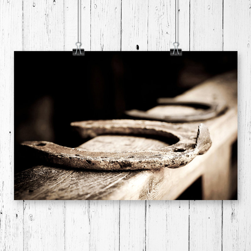 Horse Shoe - Frameless Print, 42cm H x 59.4cm W