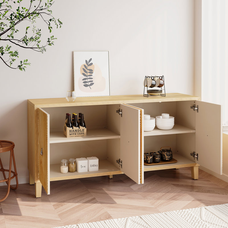 Storage Console Table, Natural