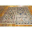 Ivory Color Antique Square Shape Tribal Geometric Caucasian Verneh Kilim Flatwoven Rug