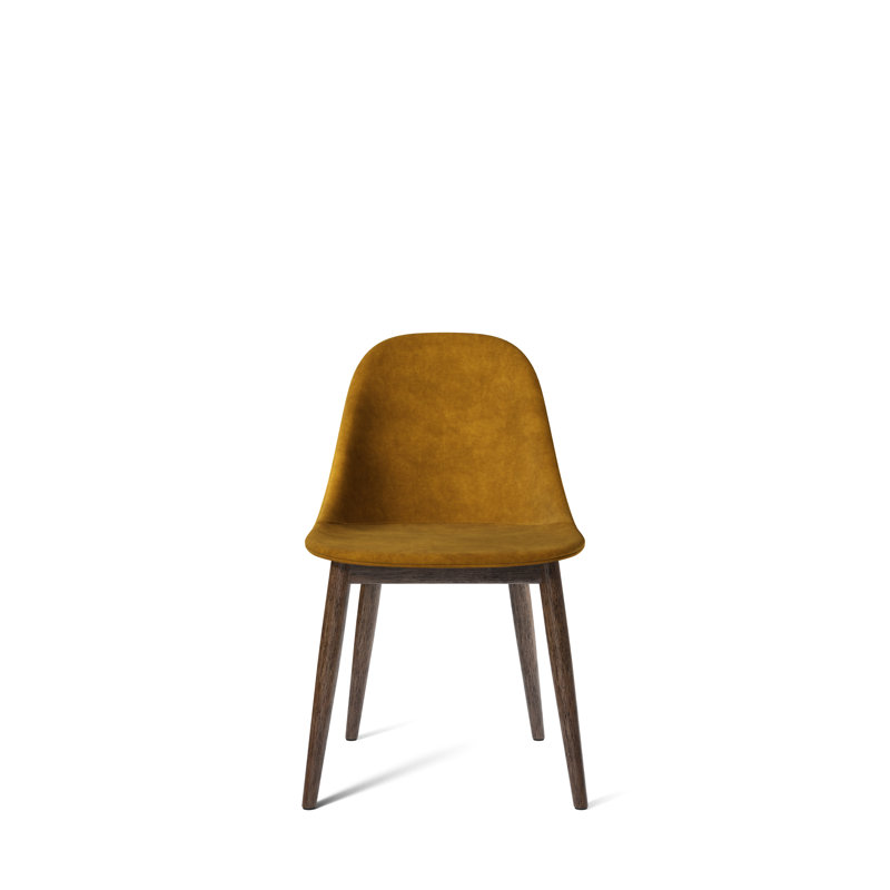 Harbour Dining Chair, Bouclé 02 Acrylic, Black Oak