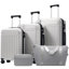 Ensemble de bagage 5 pièces, valise de transport rigide, bagage extensible avec sacs de voyage, roulettes, verrou TSA-130040210