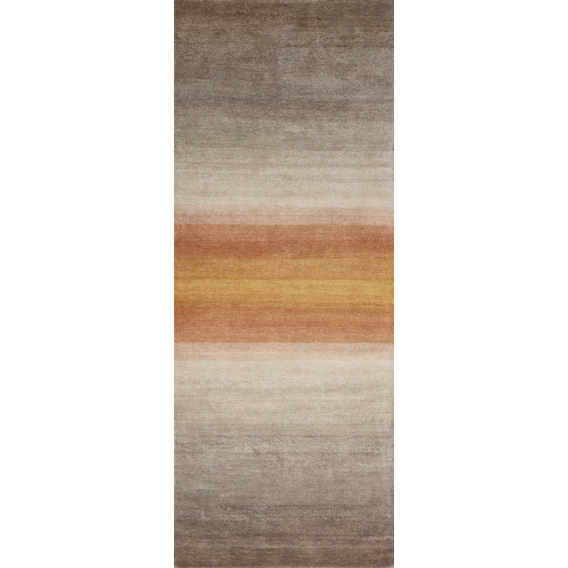 Fade Ombre Area Rug, Runner 3' x 8'