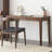 Walnut Rectangular Solid Wood Writing desk with drawers desk-2133674876