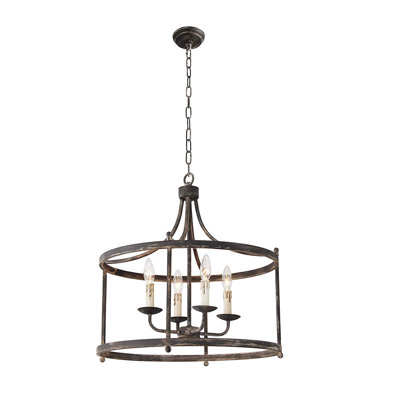 Lustre tambour 4 lumières