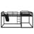 Full And Twin Size L-Shaped Bunk Bed With Slide And Short Ladder-532173904