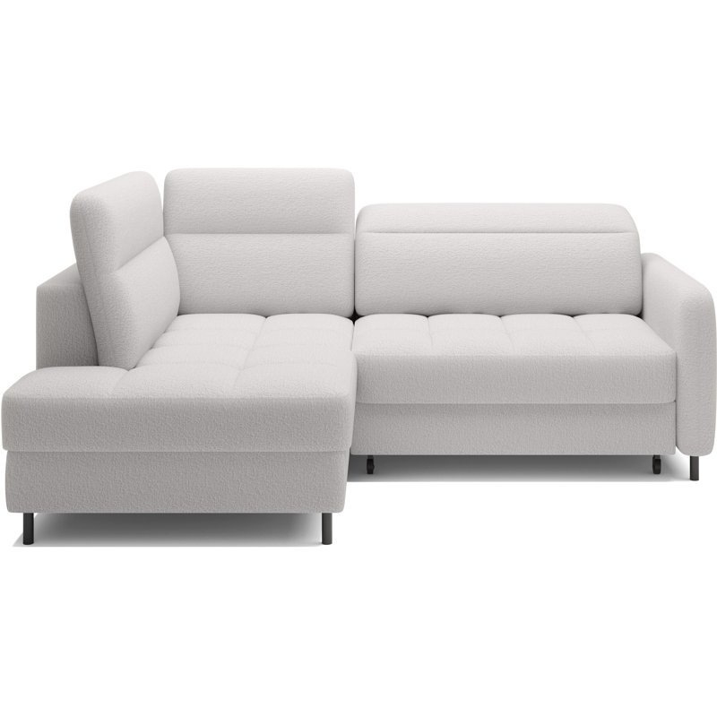 Bopha 3 Seater Sofa Bed,  Left Hand Facing, White