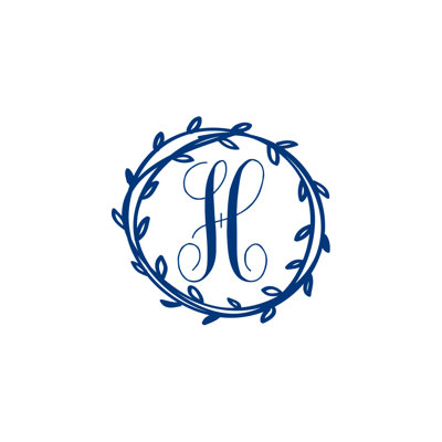 Décalcomanie murale monogramme initial Klar
