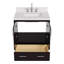 Meuble-lavabo simple avec plateau en quartz Abshire-94668861