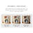 Modern Bbeige Solid Wood Freestanding Fireplace
