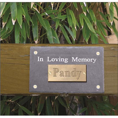 Raffael Metal Memorial Plaque