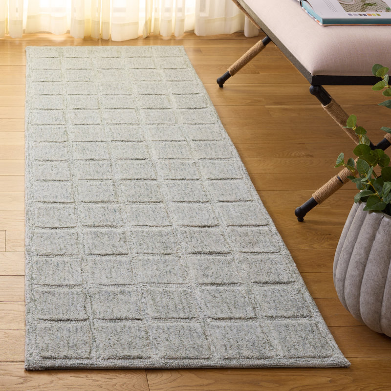 Tapis de couleur unie en coton tissé à la main Genres, Tapis de couloir 2 pi 3 po x 8 pi