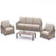 Ensemble de conversation pour 5 personnes avec table basse