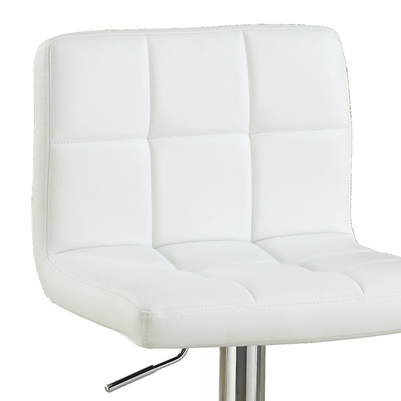 Tabourets de bar, Blanc / Blanc