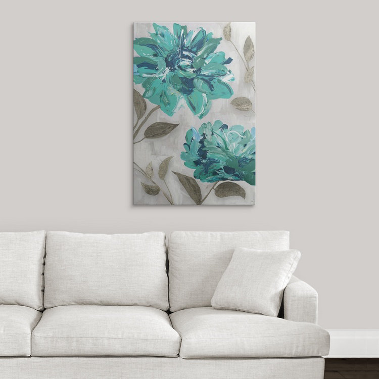 « i » edward selkirk, reproduction d’art Blooms, H 30 po x l 20 po x P 1,5 po, Toile