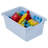 ECR4Kids Scoop Front Storage Bin, Multipurpose Organization, 30-Piece-100481338