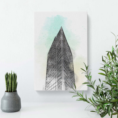 Sketching The Architecture Vol.1 - Wrapped Canvas Print