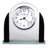 Aden Modern & Contemporary Analog Acrylic Quartz Movement / Crystal Tabletop Clock with Alarm in Silver