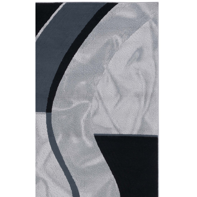 Guberman Performance Abstract Rug, Rectangle 5'3" x 7'6"